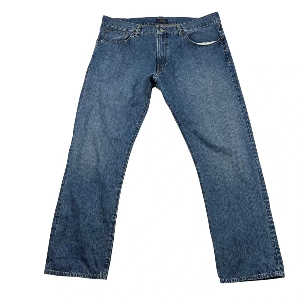 Polo Ralph Lauren Jeans Mens 36x30 (fits 37x29) Hampton Relaxed Straight Blue